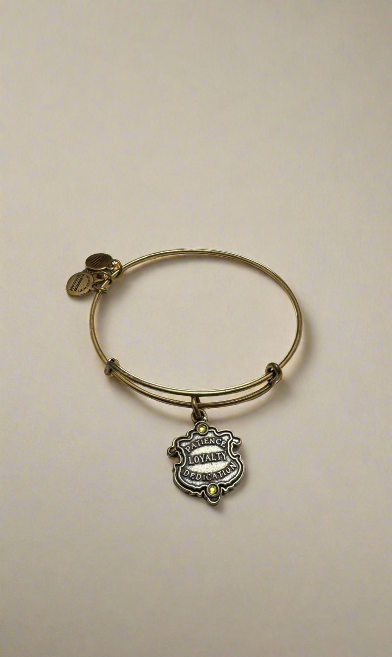 Alex and Ani Harry Potter Hufflepuff Loyalty Bangle Bracelet, 1 of Set