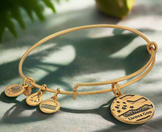 Alex and Ani - One Nation Under God Charm Bangle Bracelet