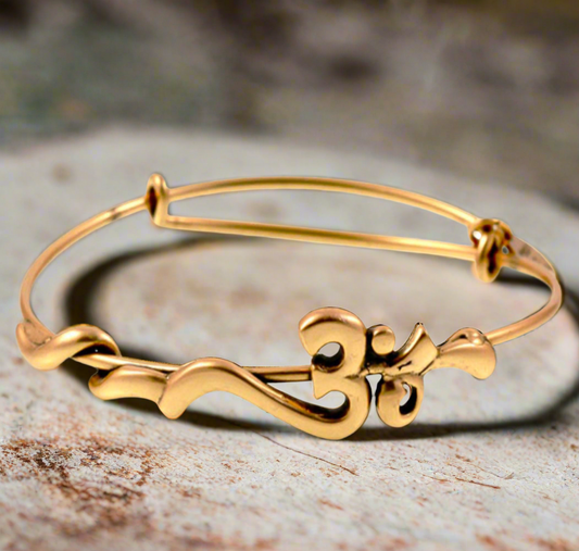 Alex and Ani - Ohm Wrap Charm Bangle Bracelet, Spiritual Armour