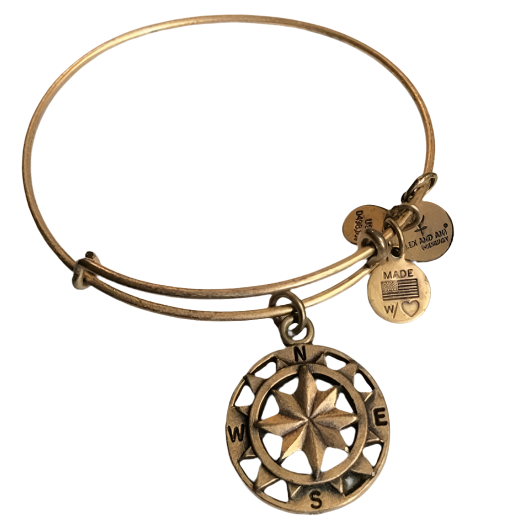 Alex and Ani - Compass Charm Bangle Bracelet