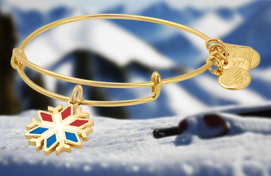 Alex and Ani - Team USA Olympic Winter Games Snowflake Charm Bangle