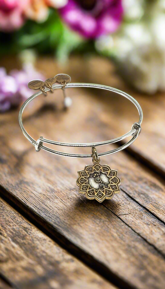 Alex and Ani - Scorpio, 10/23-11/21 Zodiac Charm Bangle Rafaelian Silver, 2 Styles