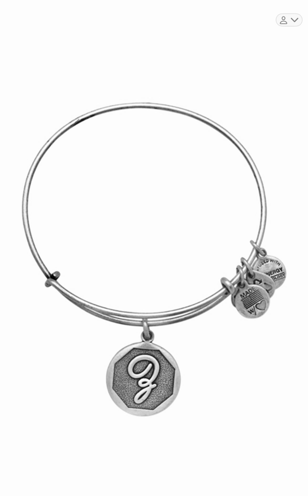 Alex and Ani - “Z” Initial Bracelet Charm Bangle - New With Tags