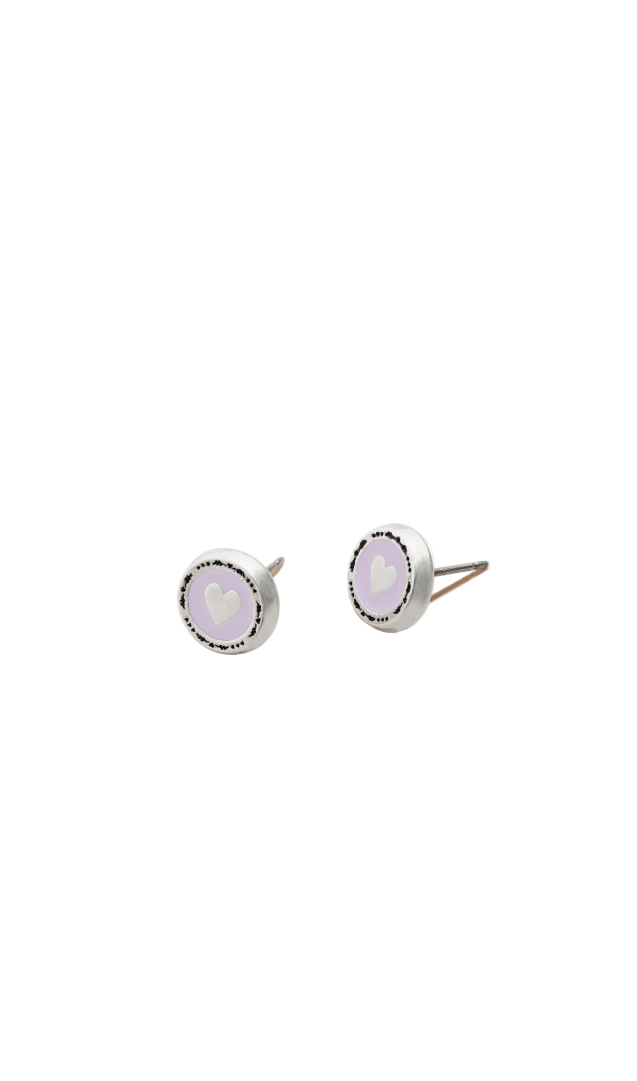 Alex and Ani - Heart & Gratitude Stud Earrings Silver