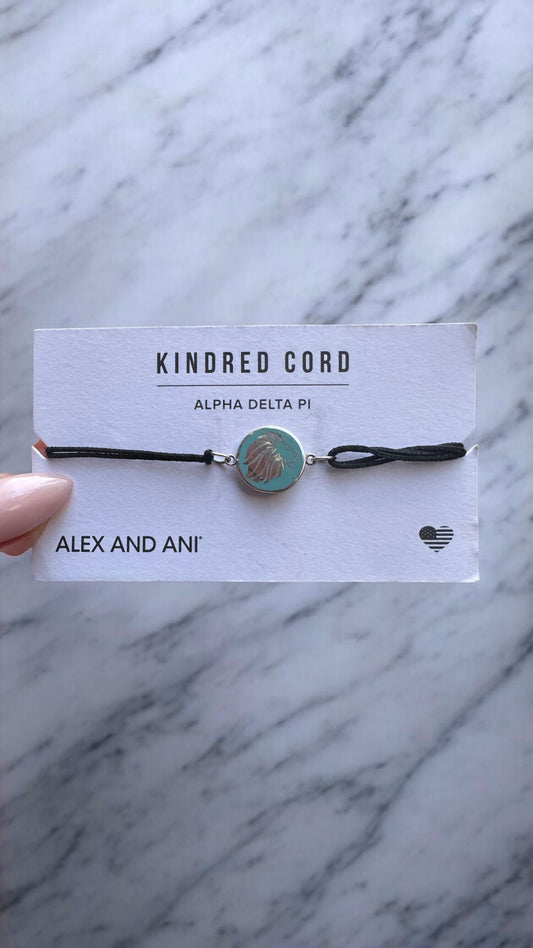 Alex and Ani - Alpha Delta Pi Charm Kindred Pull Cord Bracelet