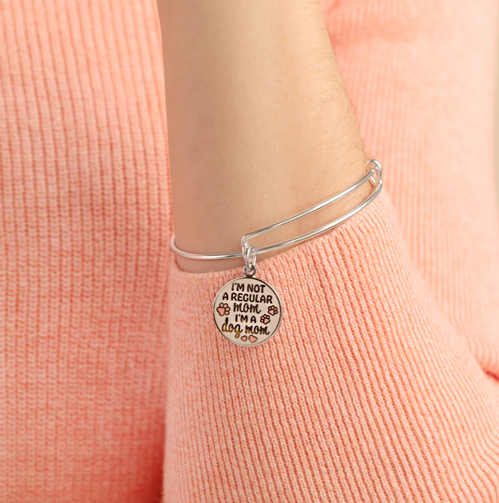 Alex and Ani - 'I’m A Dog Mom' Charm Bangle Bracelet