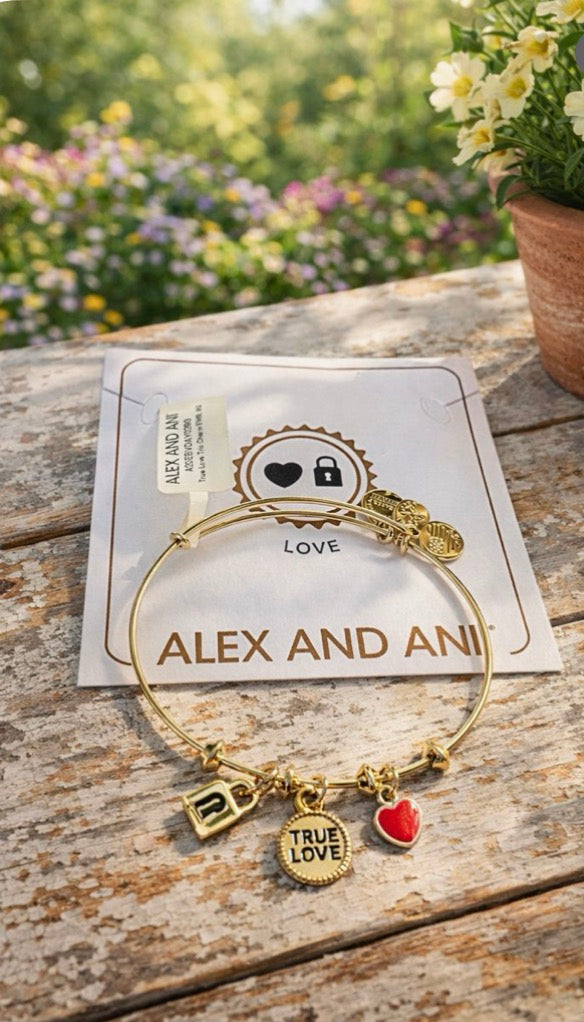 Alex and Ani - True Love Triple Charm Bangle Bracelet
