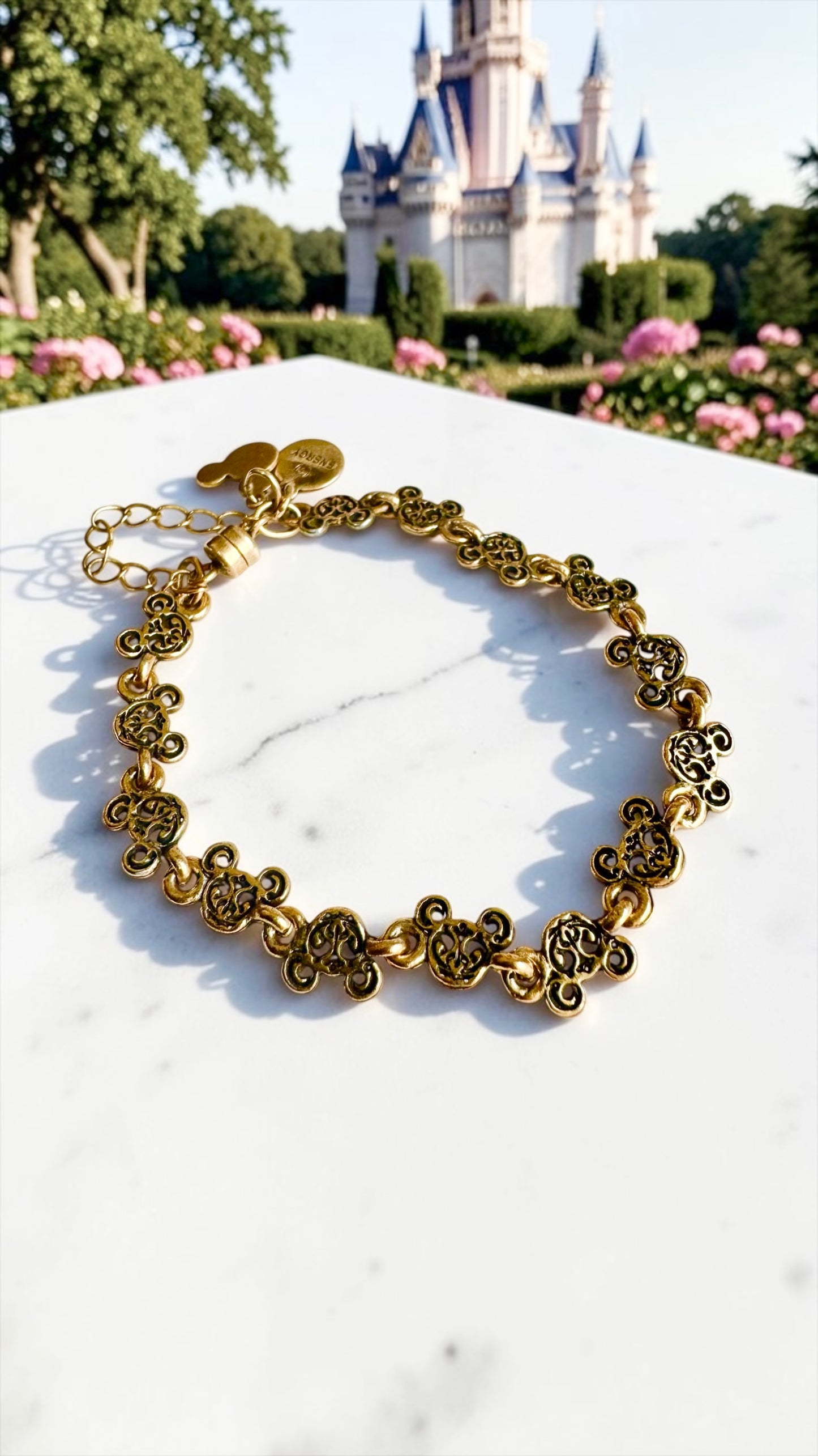 Alex and Ani - Park Exclusive - Mickey Swirl Link Bracelet