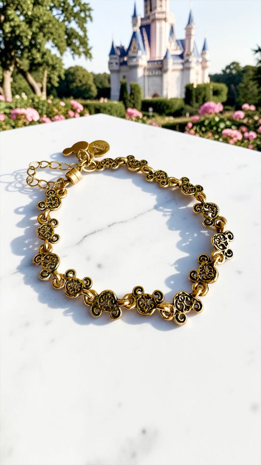 Alex and Ani - Park Exclusive - Mickey Swirl Link Bracelet