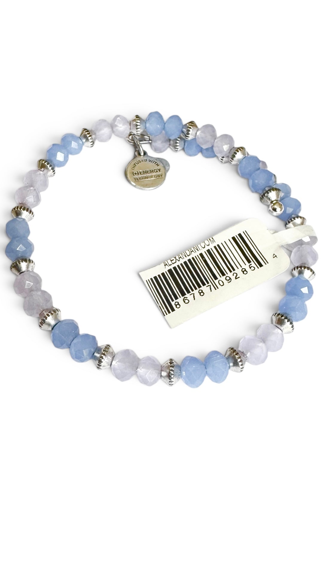 Alex & Ani - Sentiment Wrap Bangle Bracelet, Vintage 66 Beaded Wrap