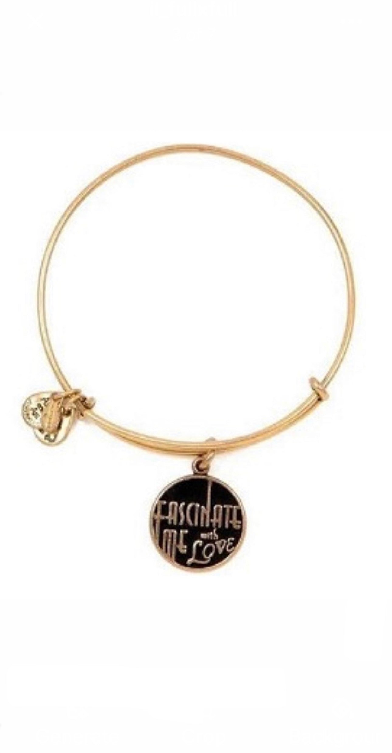 Alex and Ani - ‘Fascinate Me With Love’ Charm Bangle Bracelet