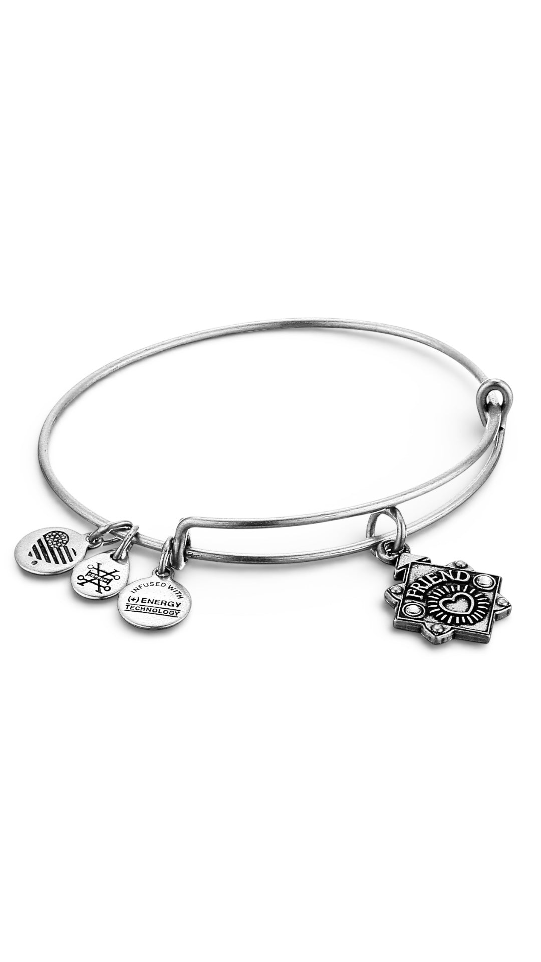 Alex and Ani - Because I Love You, Friend Charm Bangle Bracelet