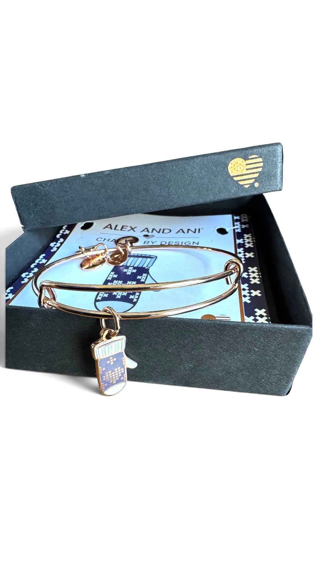 Alex and Ani - Mitten, Charity by Design, Bangle Bracelet