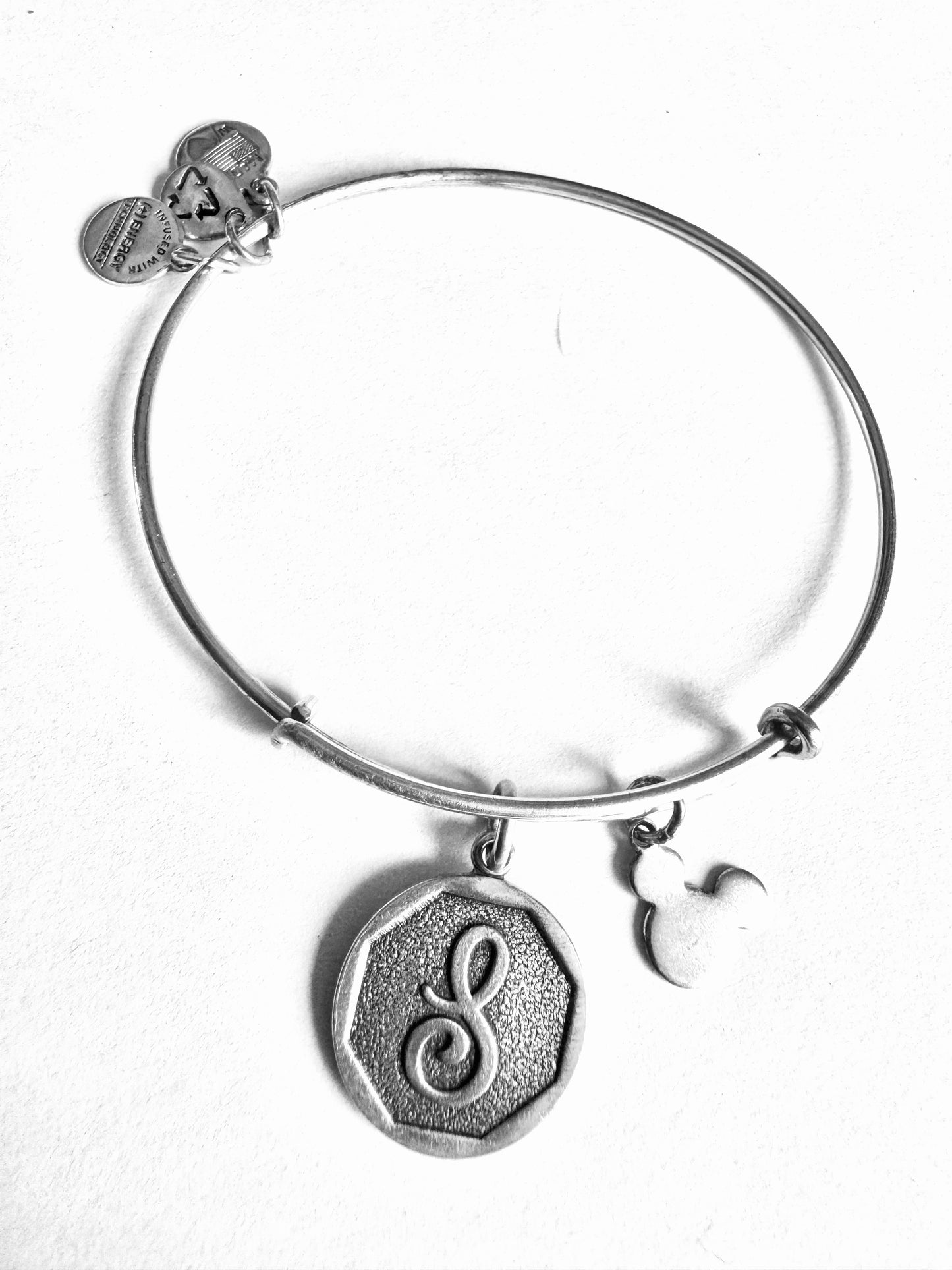 Alex and Ani - “S” Initial Charm Bangle Bracelet