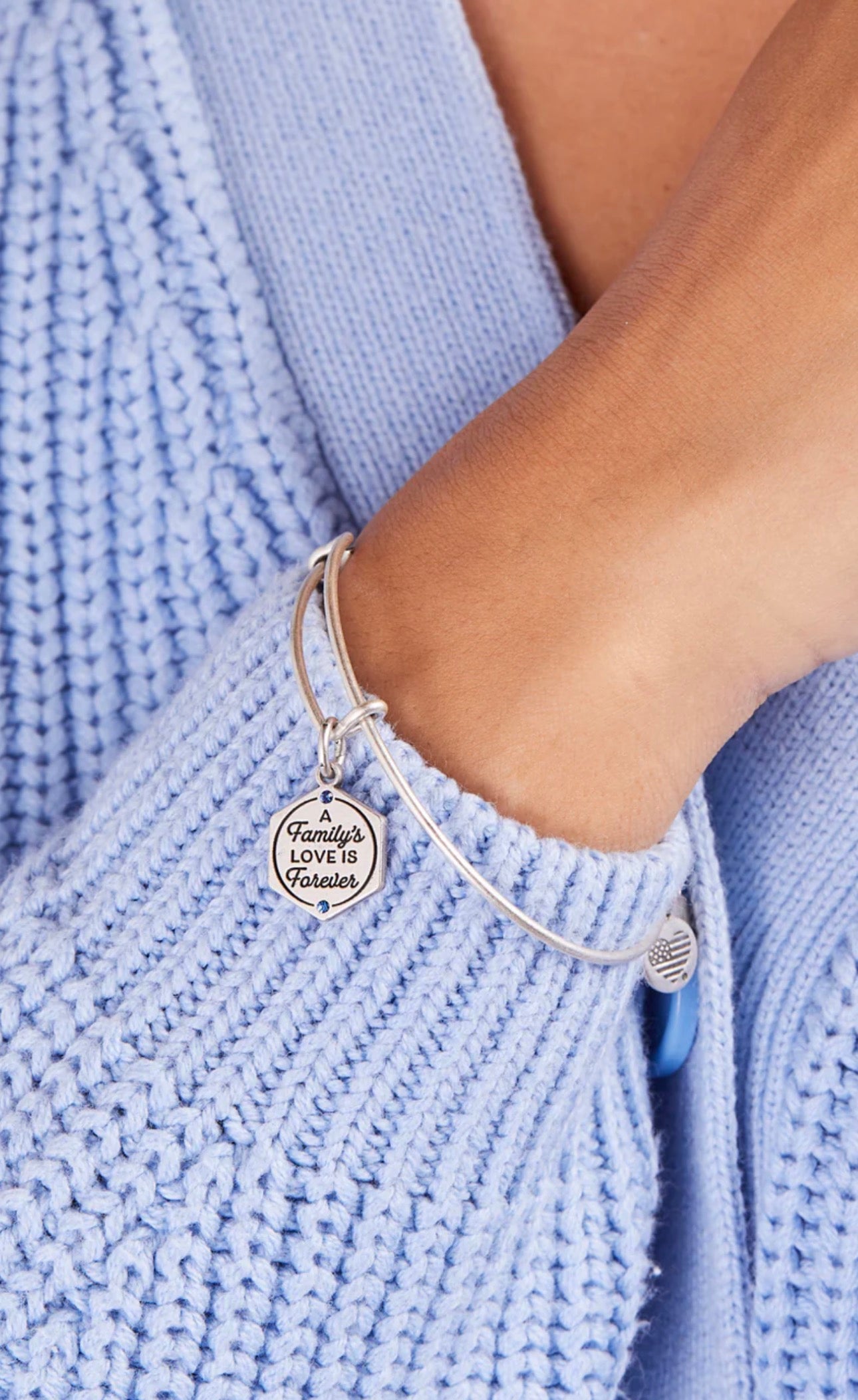 Alex and Ani - ‘A Family’s Love Is Forever’ Bangle Bracelet