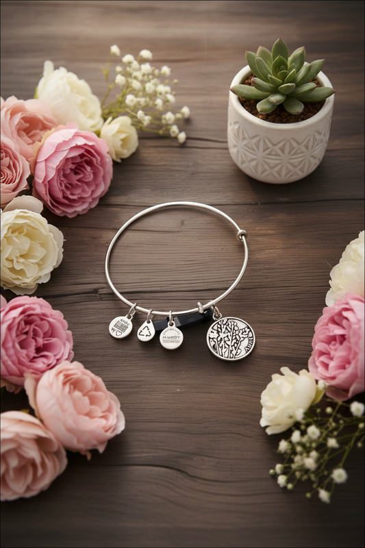 Alex and Ani - ‘Aunt’ Charm Bangle Bracelet