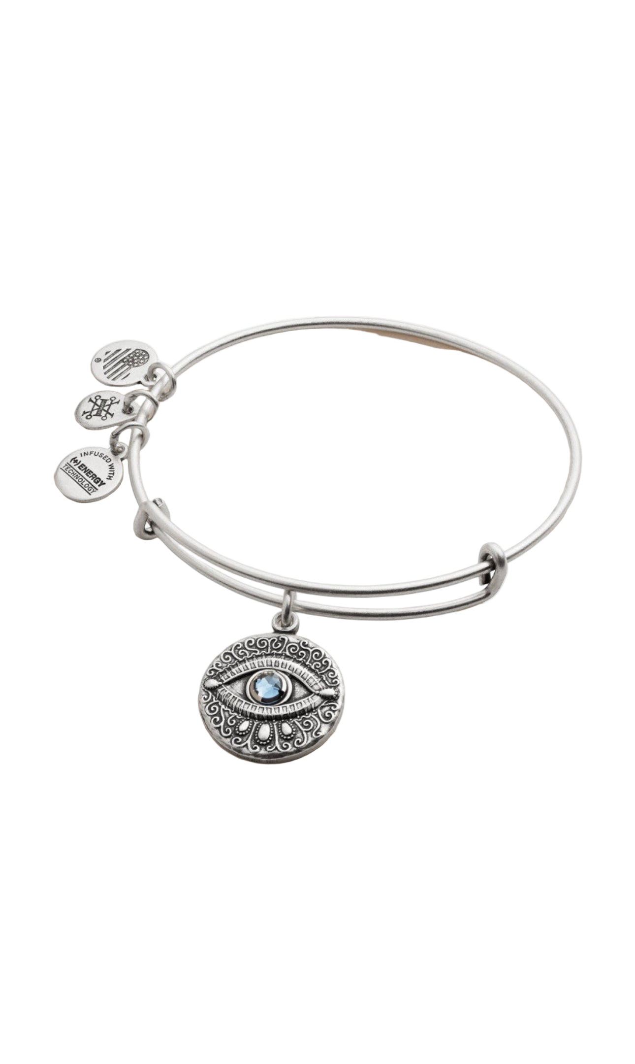 Alex and Ani - Evil Eye Charm Bangle Bracelet with Swarovski Crystal