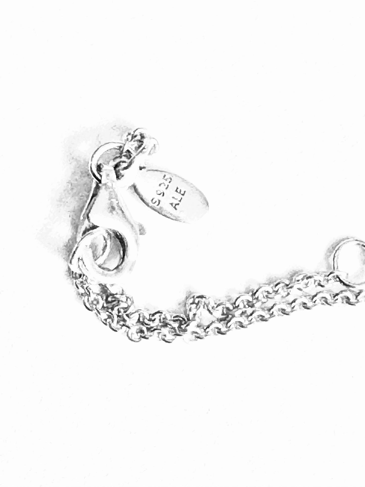 Alex and Ani - Dainty & Precious Crystal Open Heart .925 Sterling Silver  Necklace