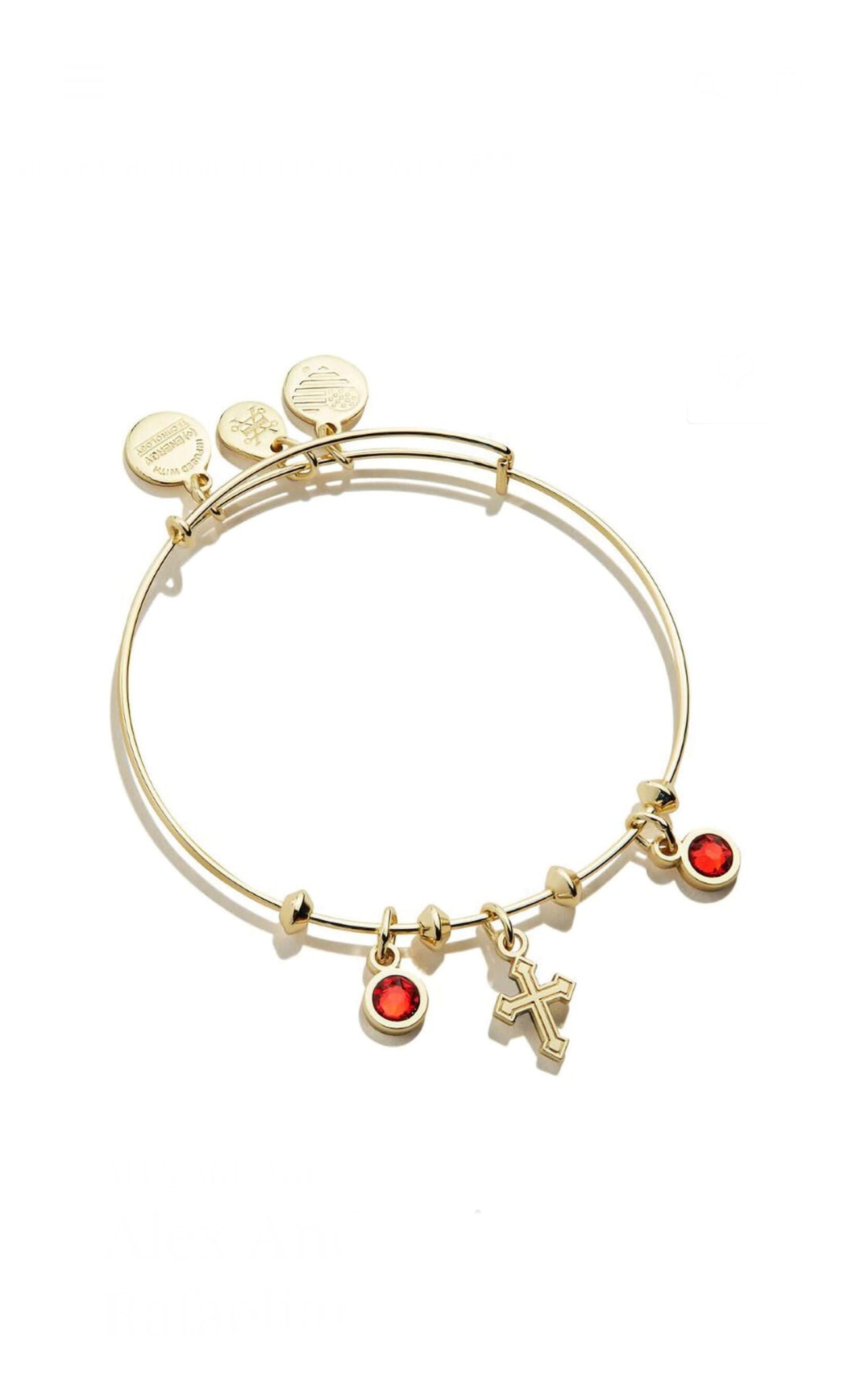 Alex and Ani - Faith & Hope Cross Charm Bangle Bracelet