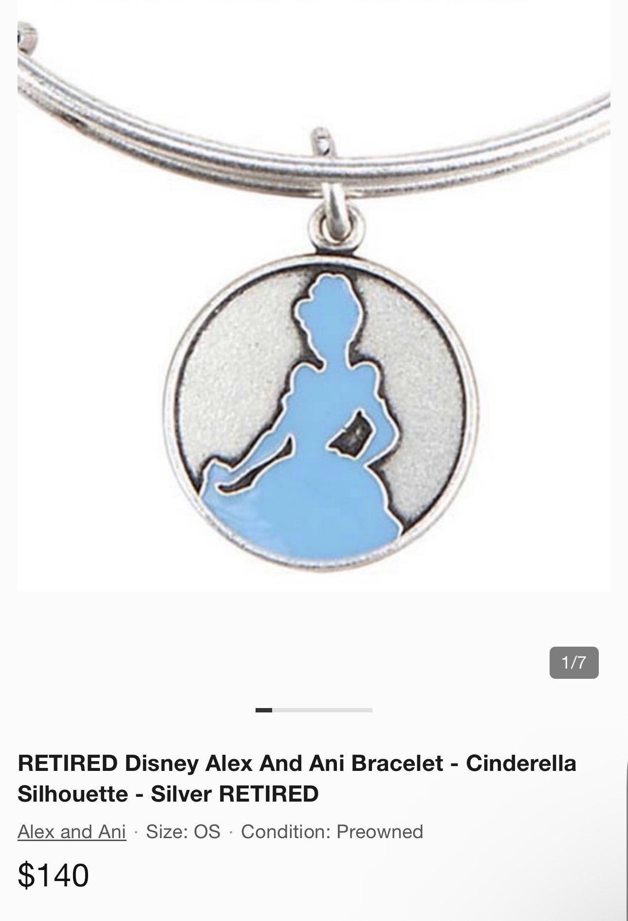 Alex and Ani - Park Exclusive Cinderella Charm Bangle Bracelet