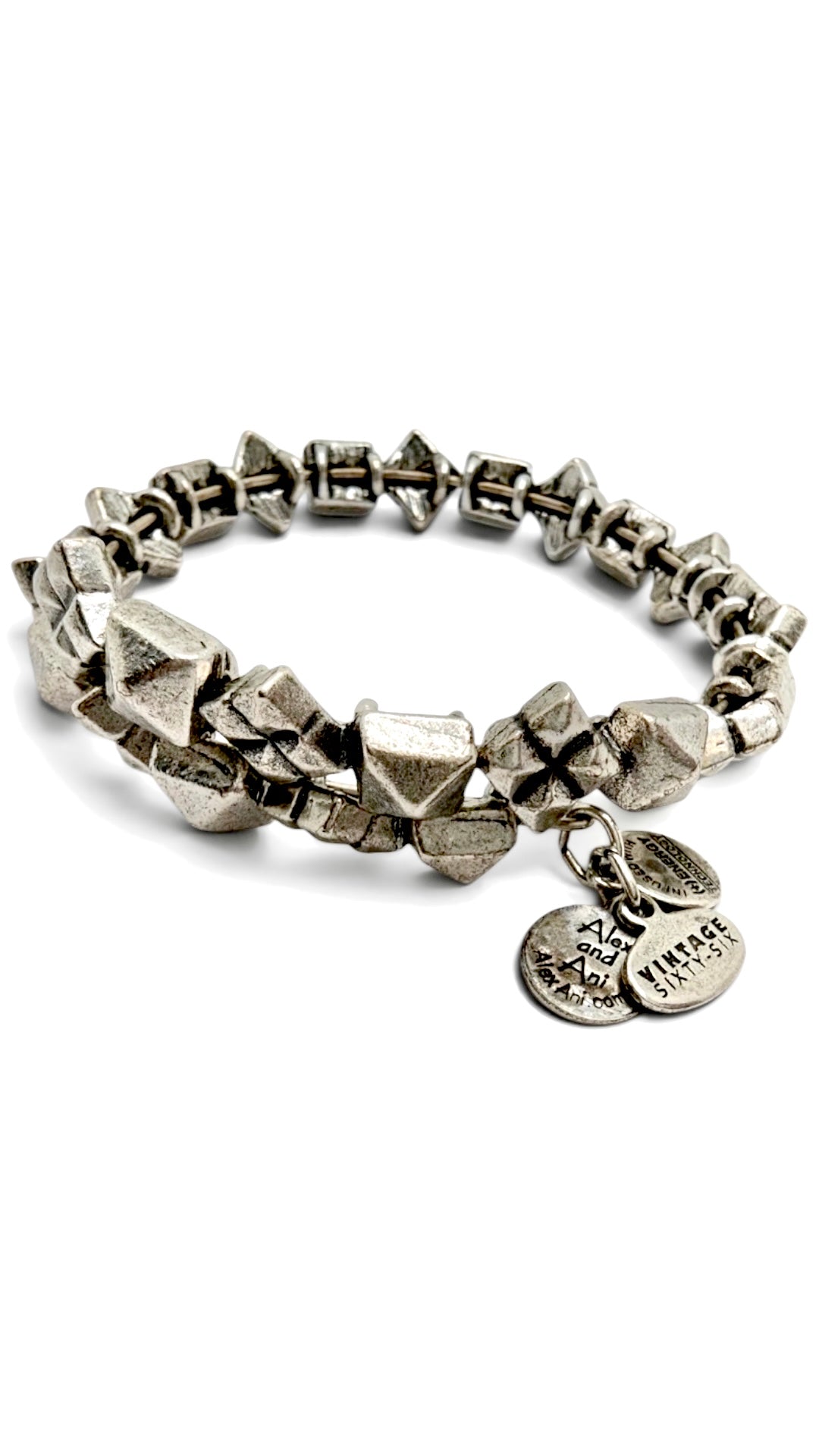 Alex & Ani - Studstruck Vintage 66 Beaded Bangle