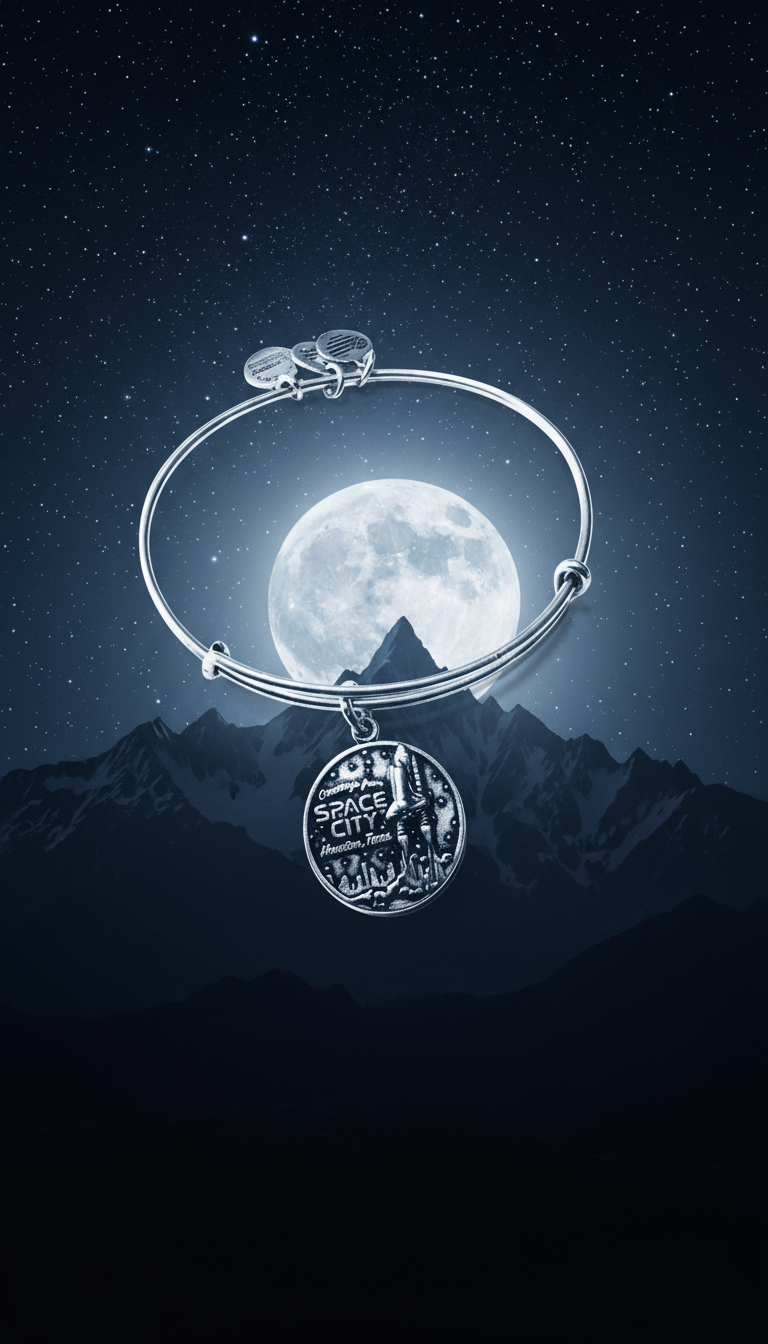 Alex and Ani - Space City Houston Texas Destination Bangle Bracelet