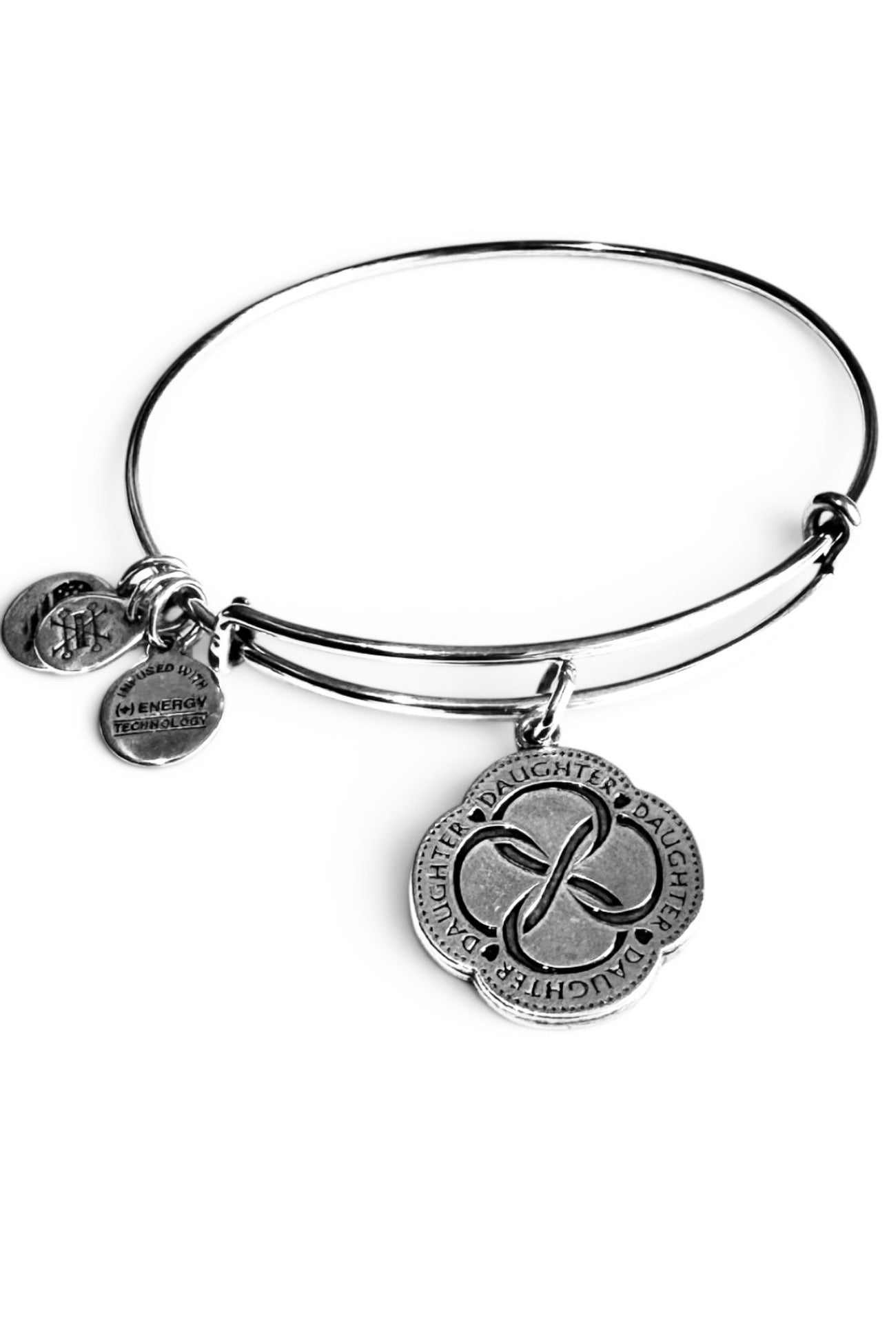 Alex and Ani - Infinite Connection, “Mother” or “Daughter” Charm Bangle Bracelet