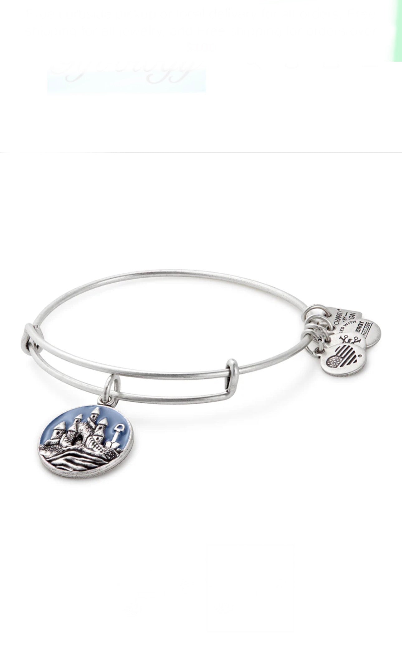 Alex and Ani - Alex and Ani Sandcastle Charm Bangle Bracelet