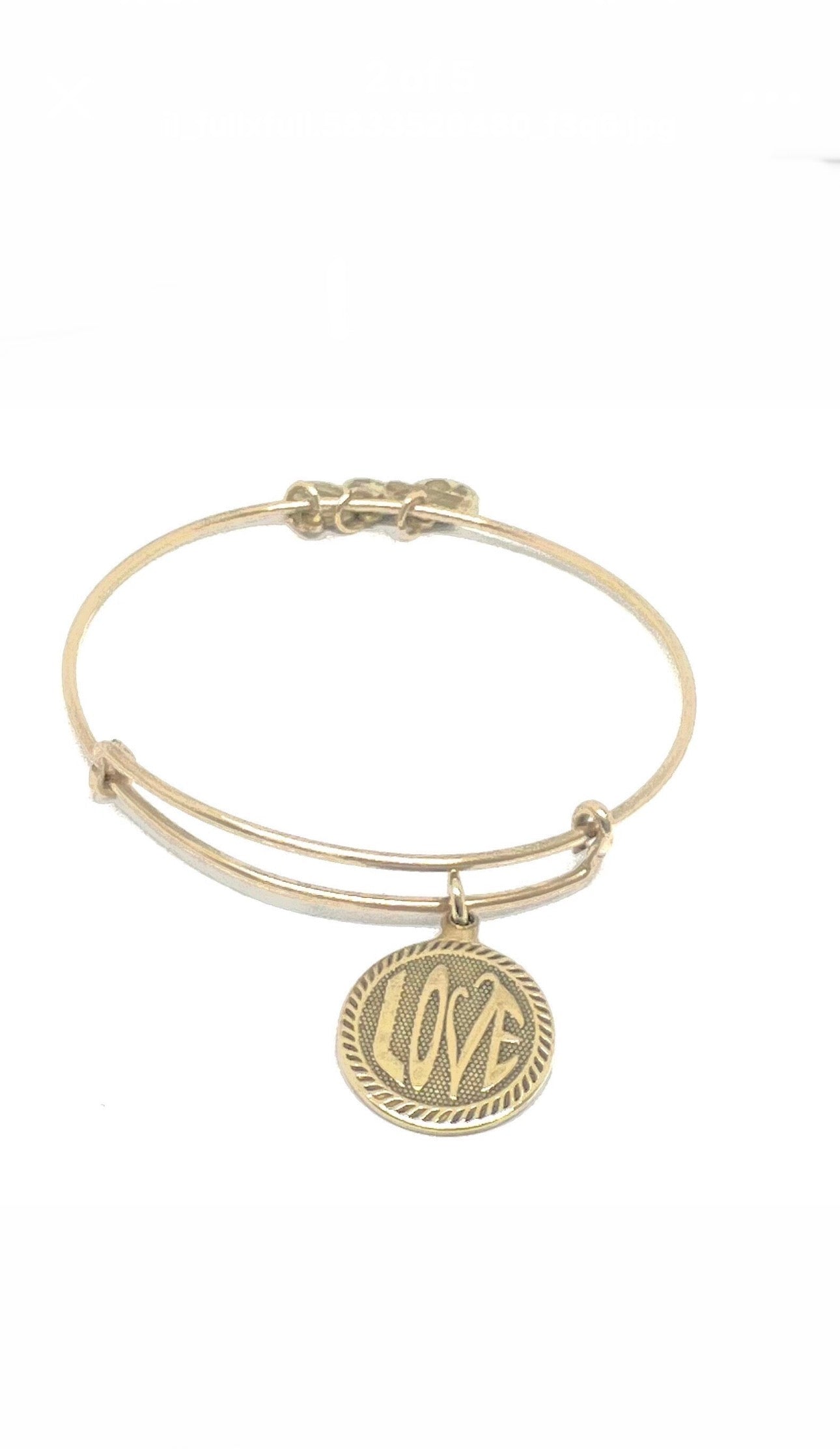 Alex and Ani - Various Styles LOVE Charm Bangles Bracelet Retired& Rare