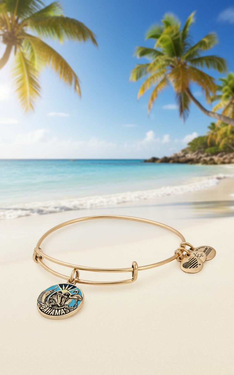 Alex and Ani - Bahamas Charm Destination Bangle Bracelet