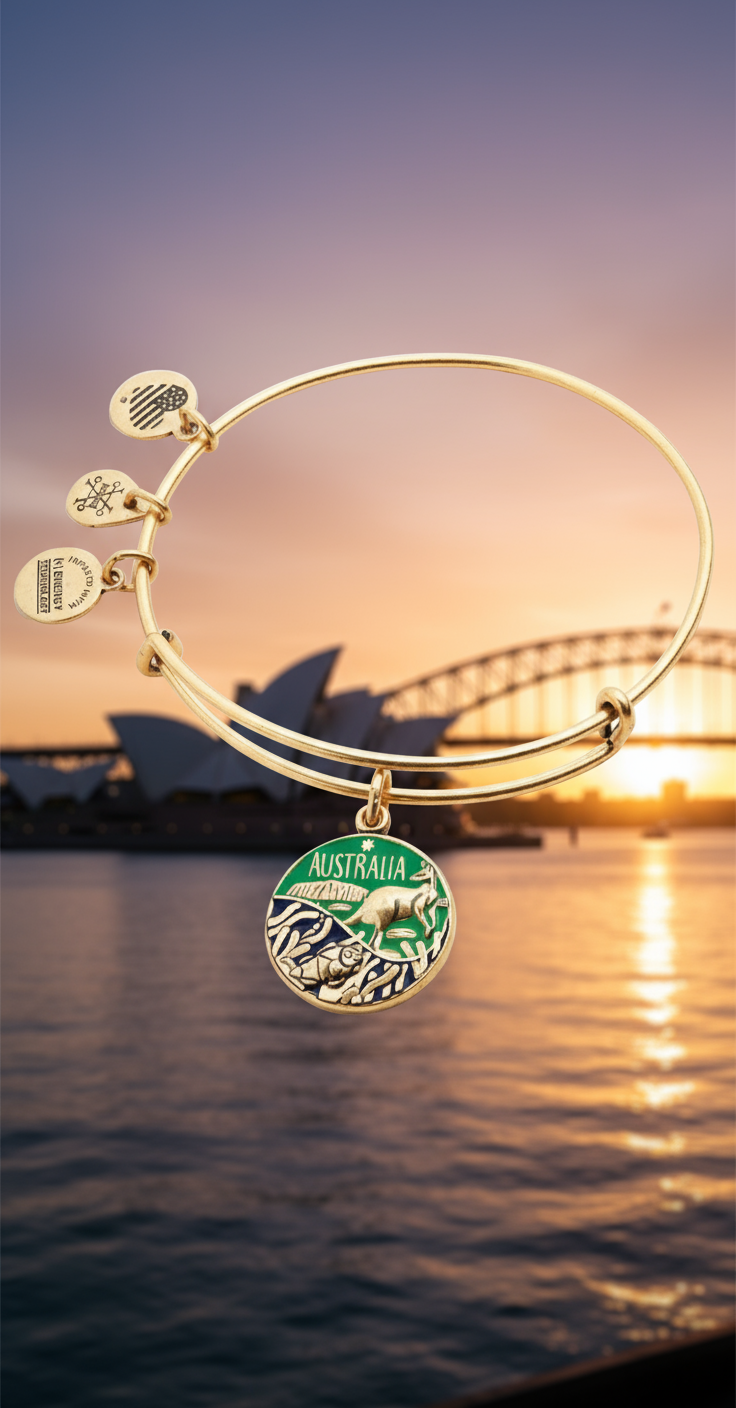Alex and Ani - Australian Charm Destination Bangle Bracelet