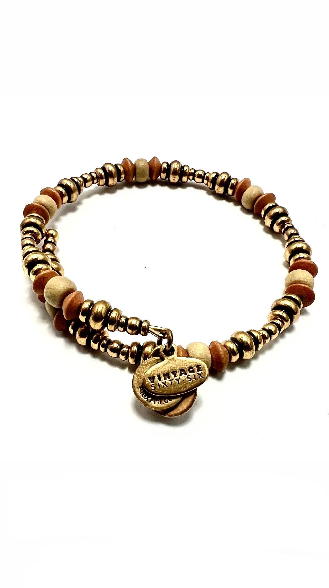 Alex and Ani - ‘Dune’ Vintage Sixty-Six Bangle Bracelet Wrap