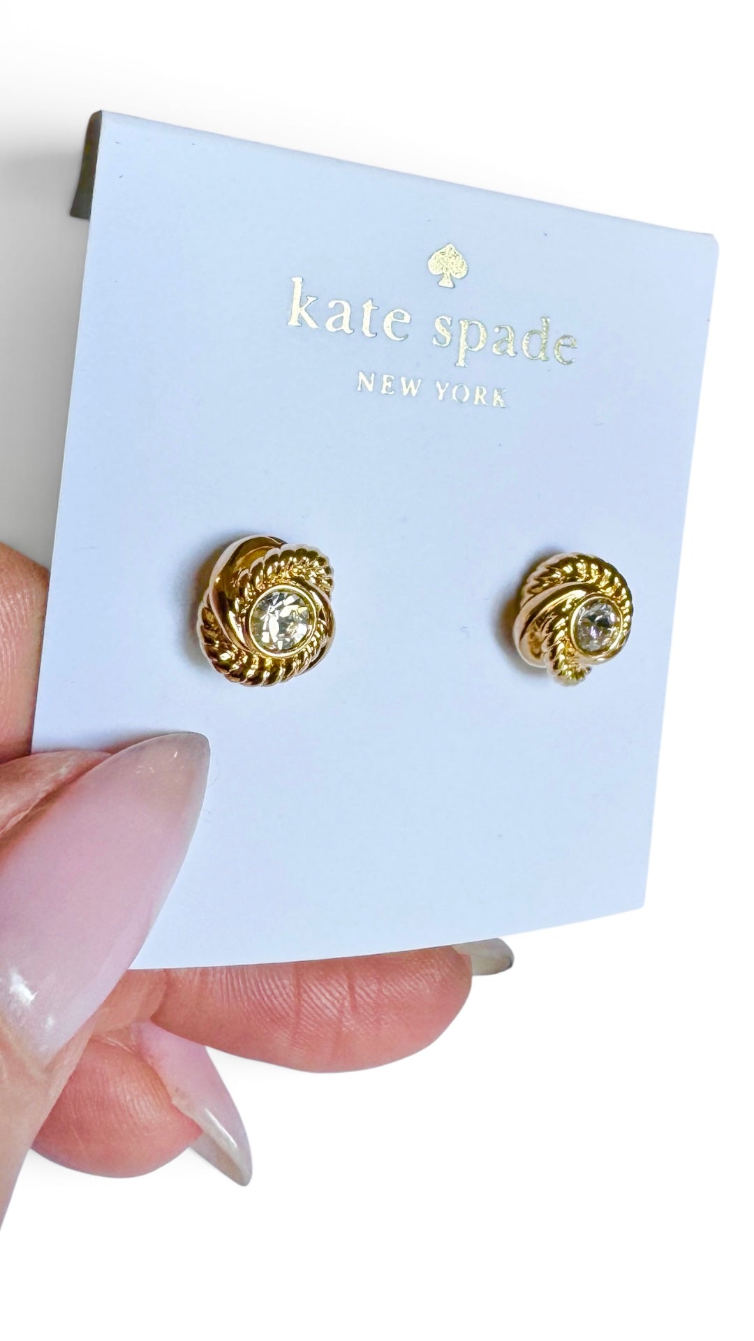 Kate Spade New York Infinity and Beyond Clear CZ & Gold