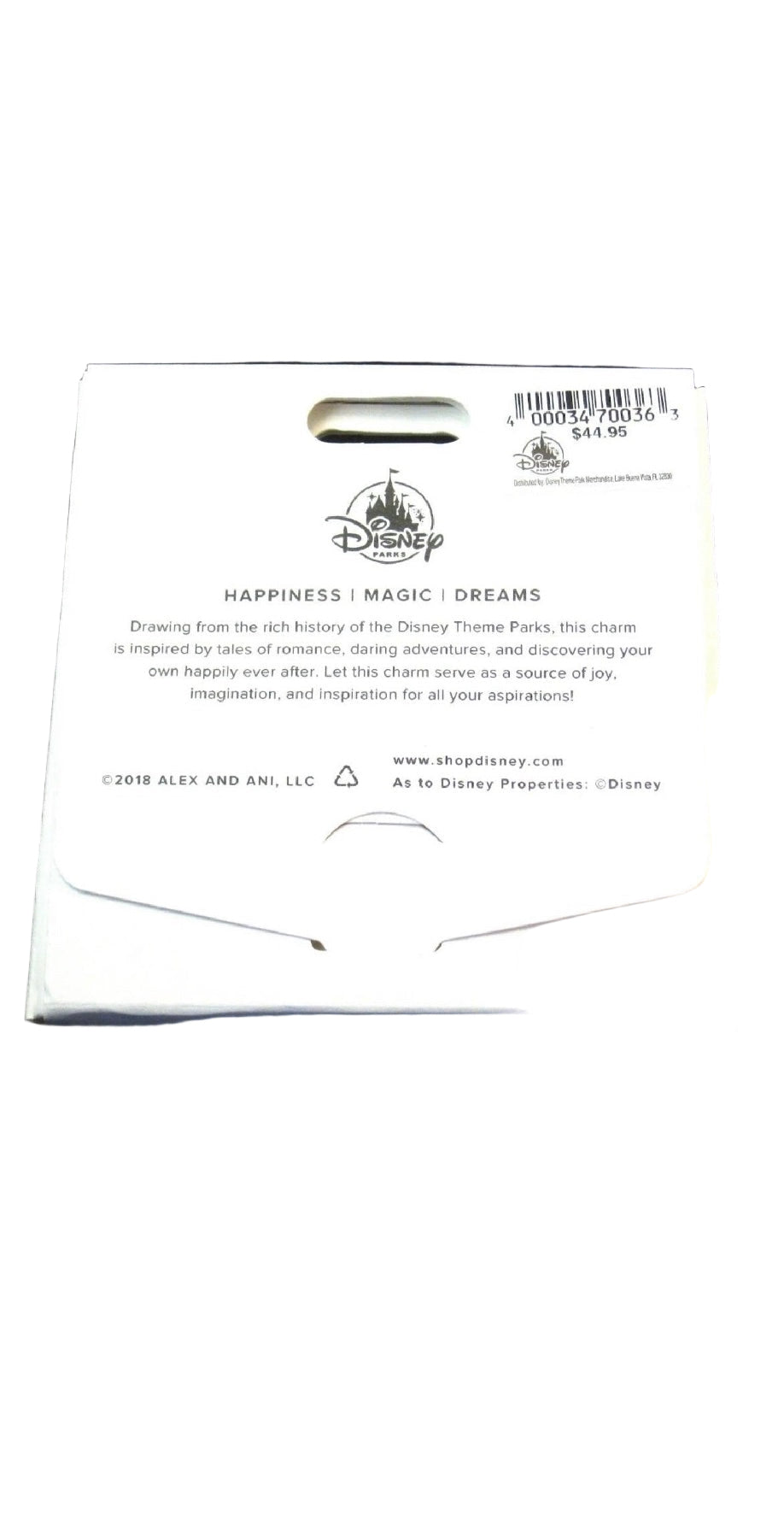 Alex and Ani - Disney Park Exclusive Charm Bracelet - Jasmine’s Life is Like A Magic Carpet Ride