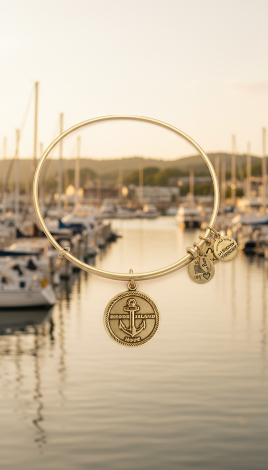 Alex and Ani - Rhode Island Hope Charm Bangle Destination Bracelet