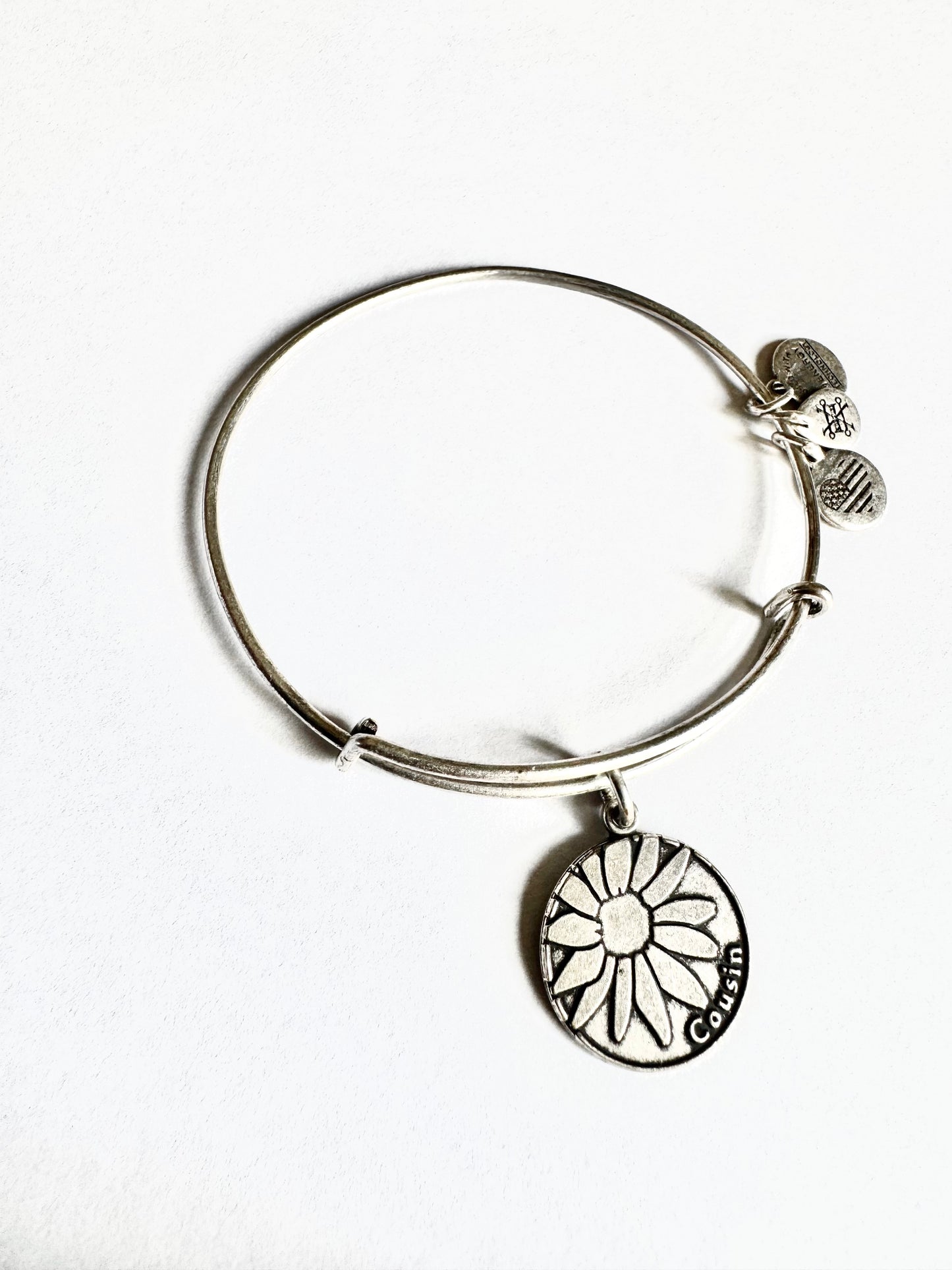 Alex and Ani - ‘Cousin’ Charm Adjustable Bangle Bracelet