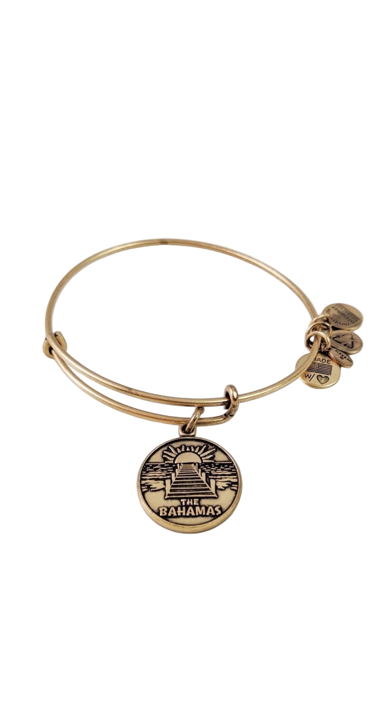 Alex and Ani - Vintage Bahamas Charm Destination Bangle Bracelet