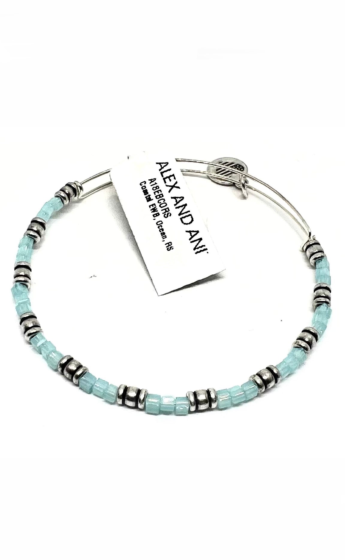 Alex and Ani - Coastal Ocean Slide Beaded Bangle Bracelet