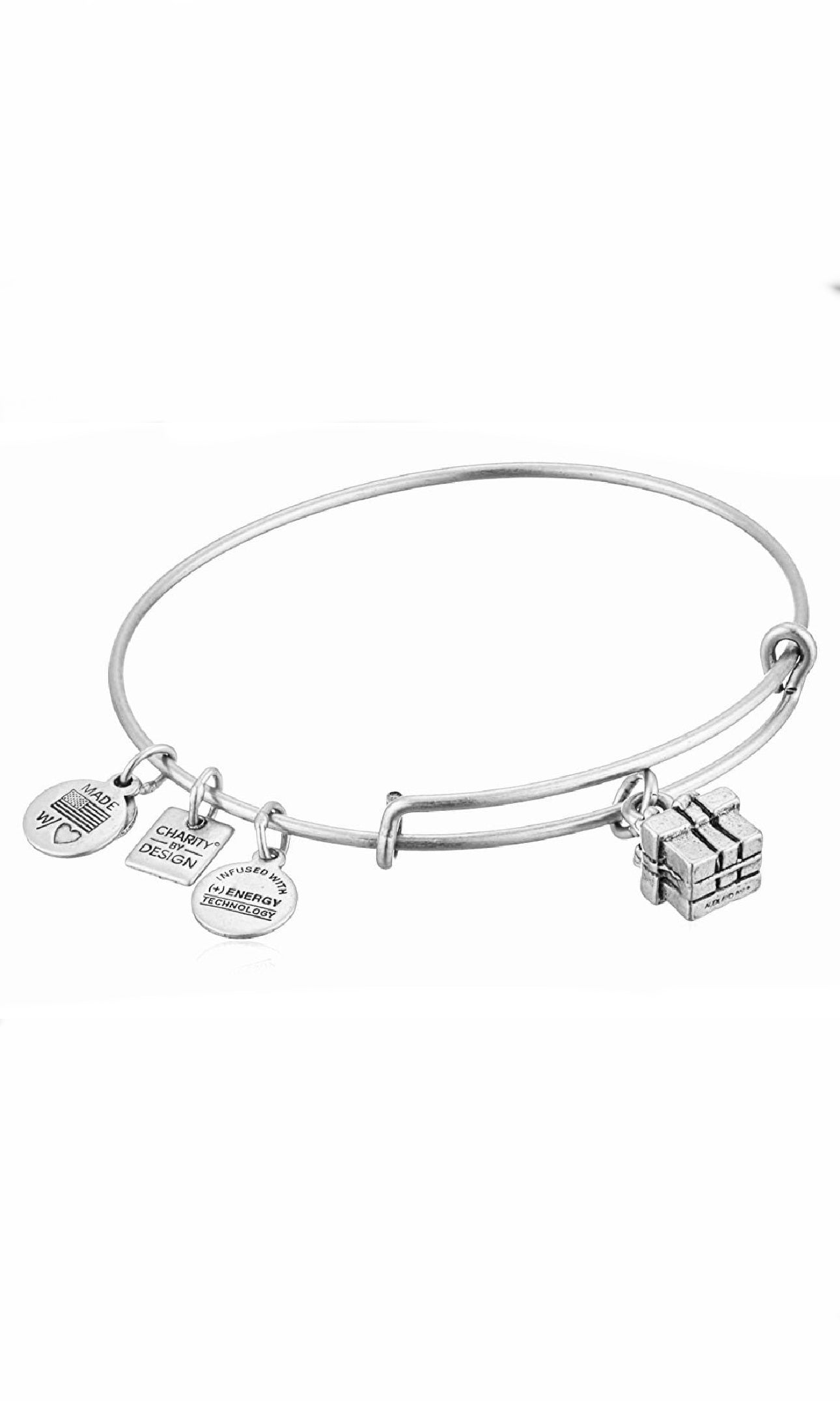 Alex and Ani - Gift Box Charm Bangle Bracelet