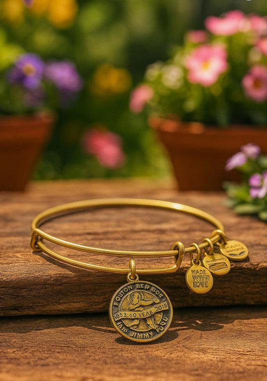 Alex and Ani - Boston Red Socks The Jimmy Fund Charm Bangle Bracelet, 60 Years