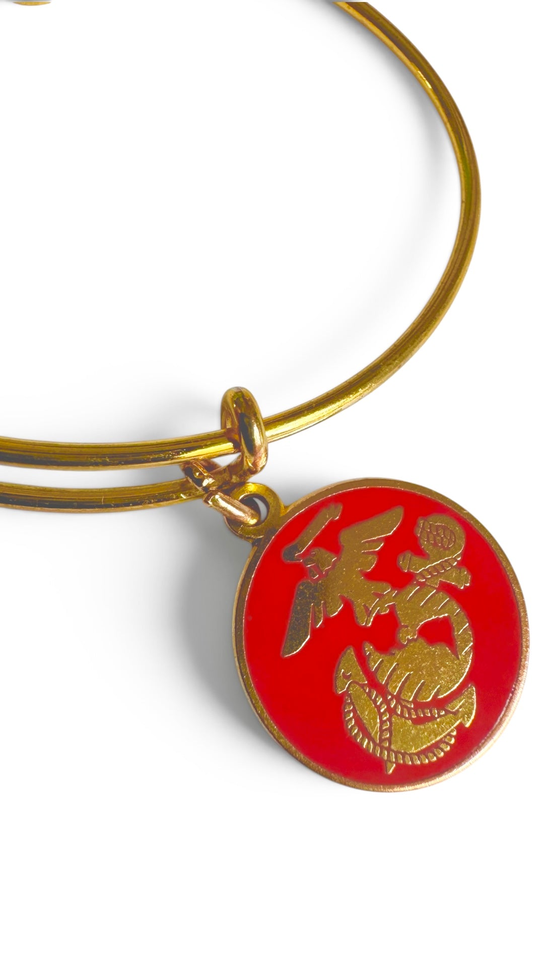 Alex and Ani - USMC Marine Charm Bangle Bracelet