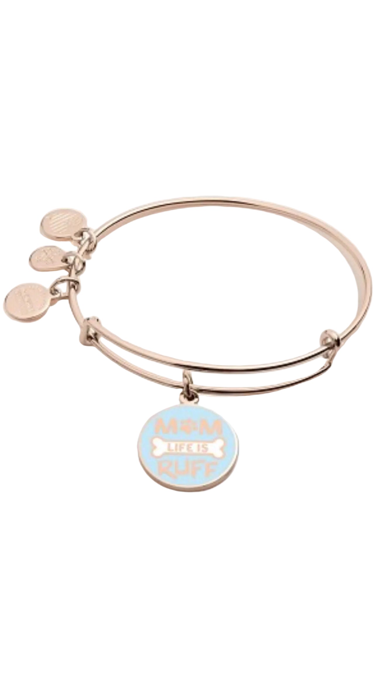 Alex and Ani - 'Mom Life is Ruff' Charm Bangle Bracelet