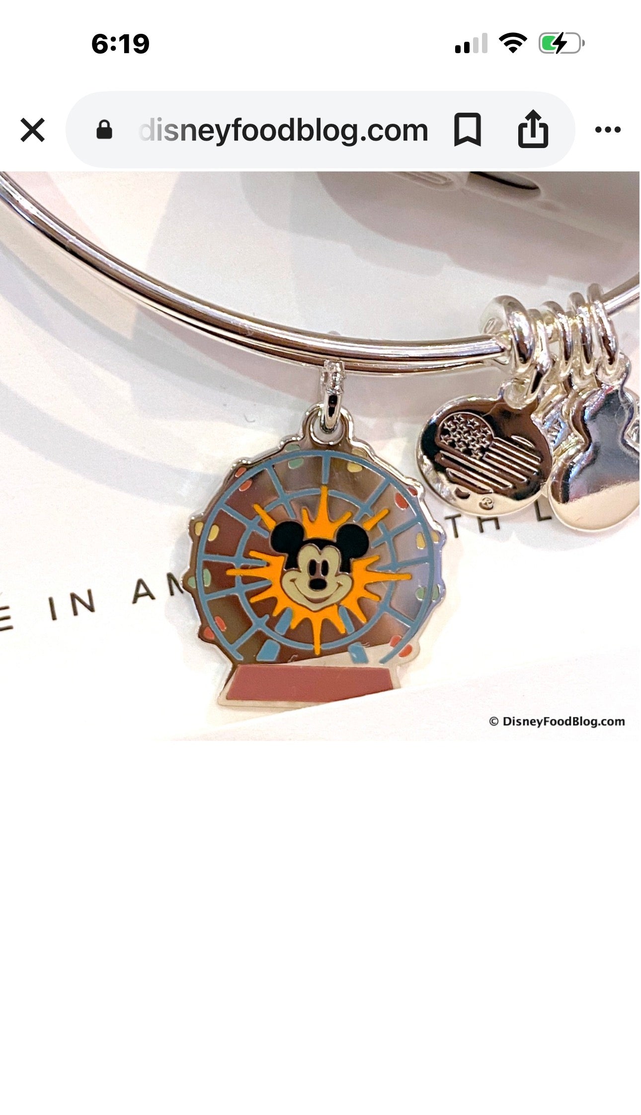 Alex and Ani - ‘Pixar-Pal-A-Round’ Bangle, Disney Park Exclusive Charm Bracelet