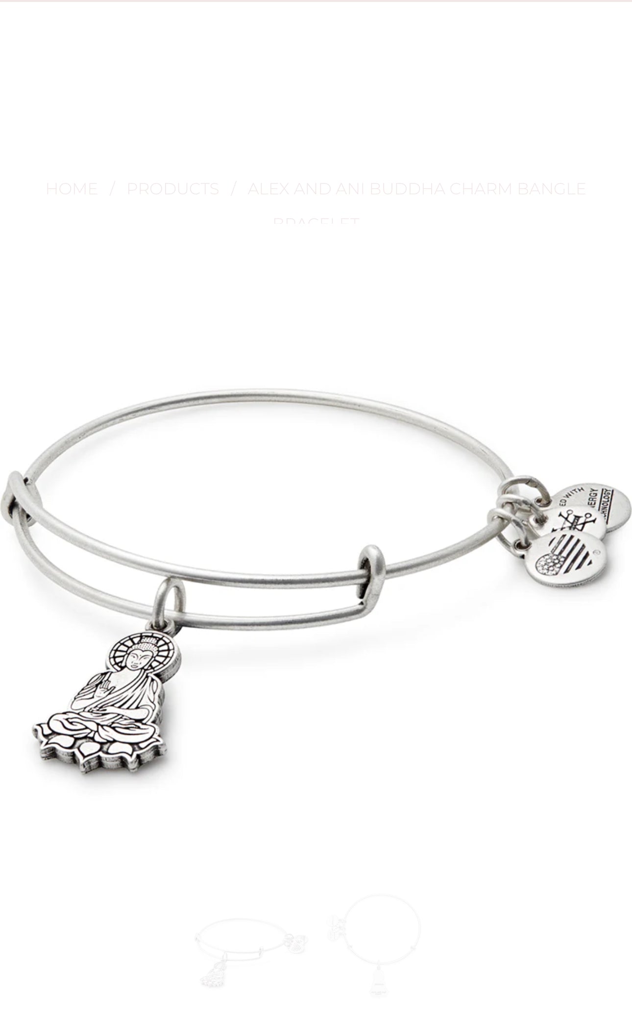 Alex and Ani - Buddha Charm Bangle Bracelet