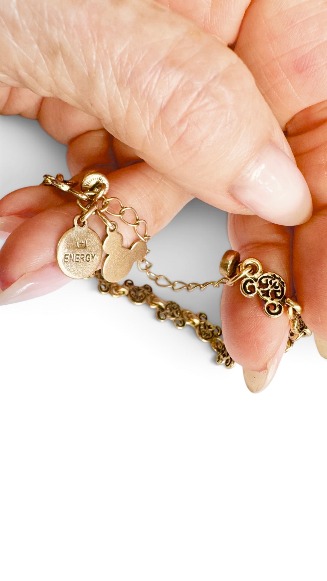 Alex and Ani - Park Exclusive - Mickey Swirl Link Bracelet