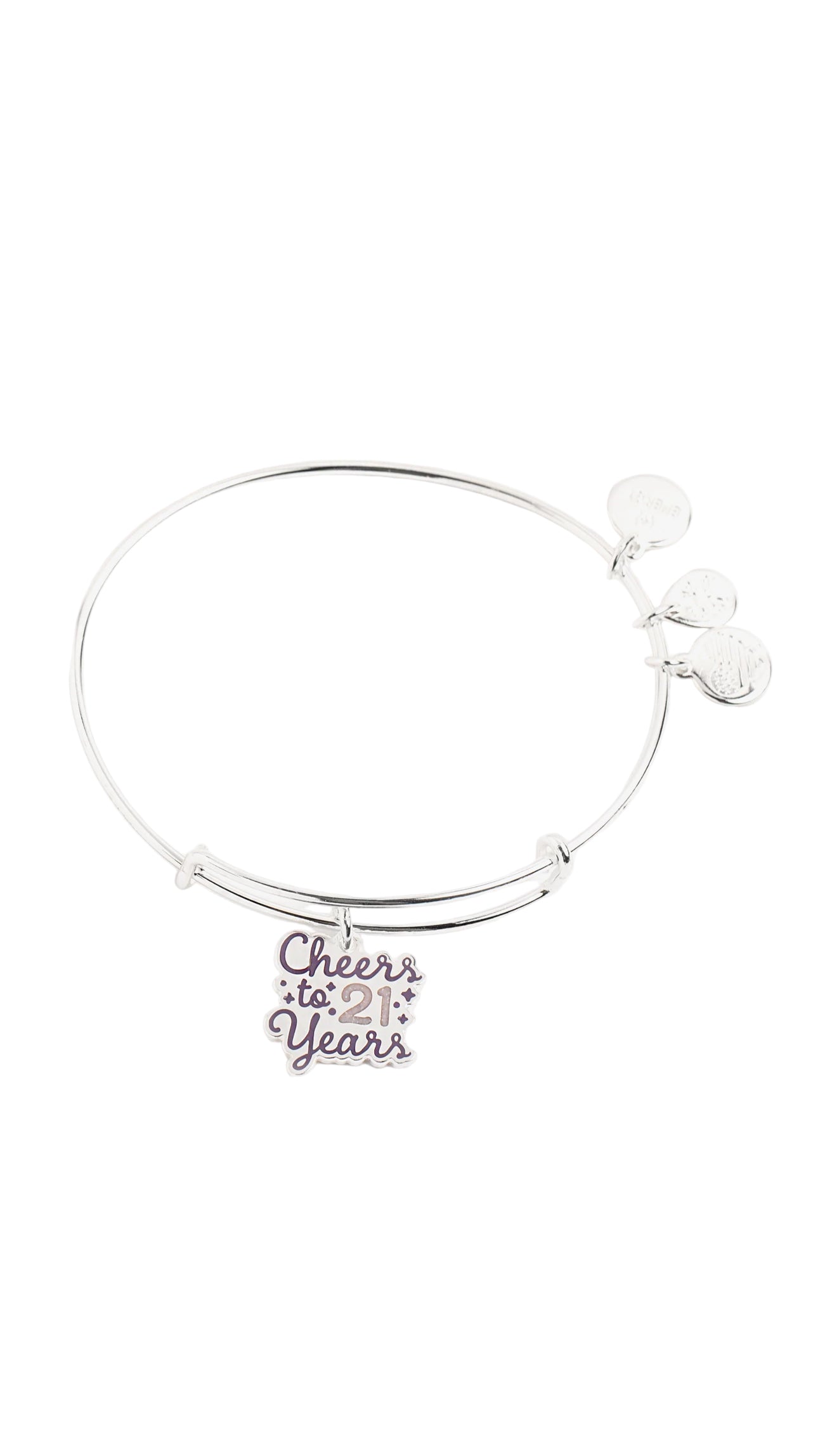 Alex and Ani - Celebrate Cheers to 21 Years Charm Bangle Bracelet