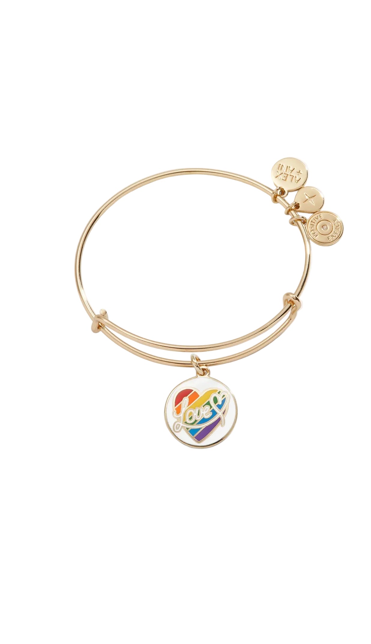 Alex and Ani - Love Rainbow Charm Bangle Bracelet
