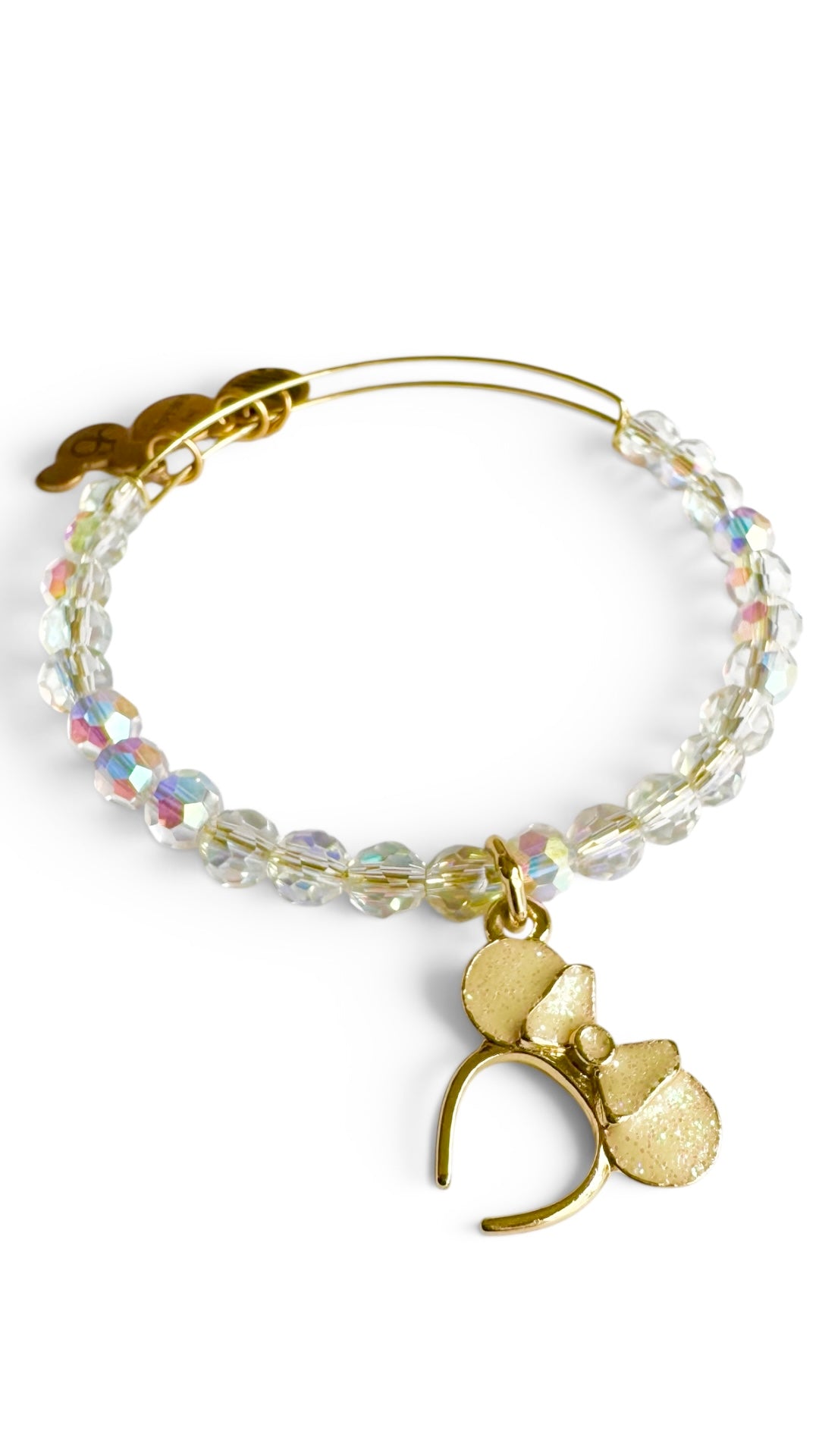 Alex and Ani - Minnie Headband Ears Anniversary Charm Bangle Bracelet