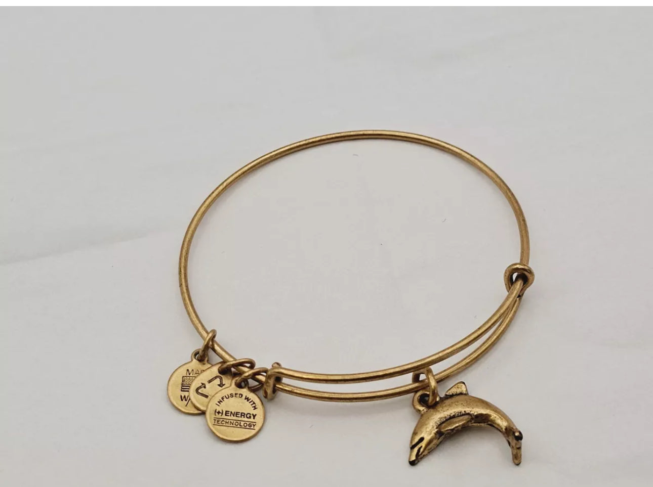 Alex and Ani - Dolphin Charm Bangle Bracelet