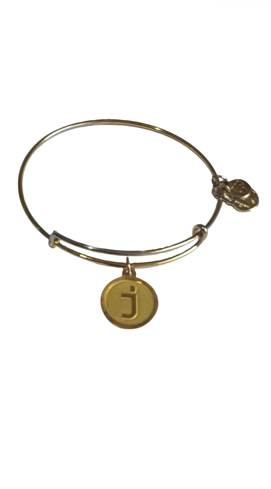 Alex and Ani - “J” Initial Bracelet Charm Bangle